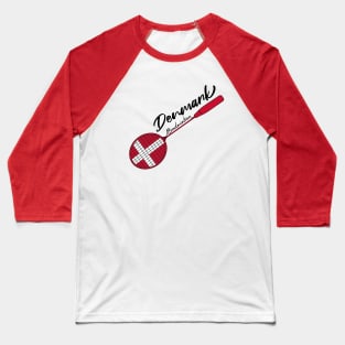 Denmark Badminton Racquet Sports (Denmark) Flag Country Baseball T-Shirt